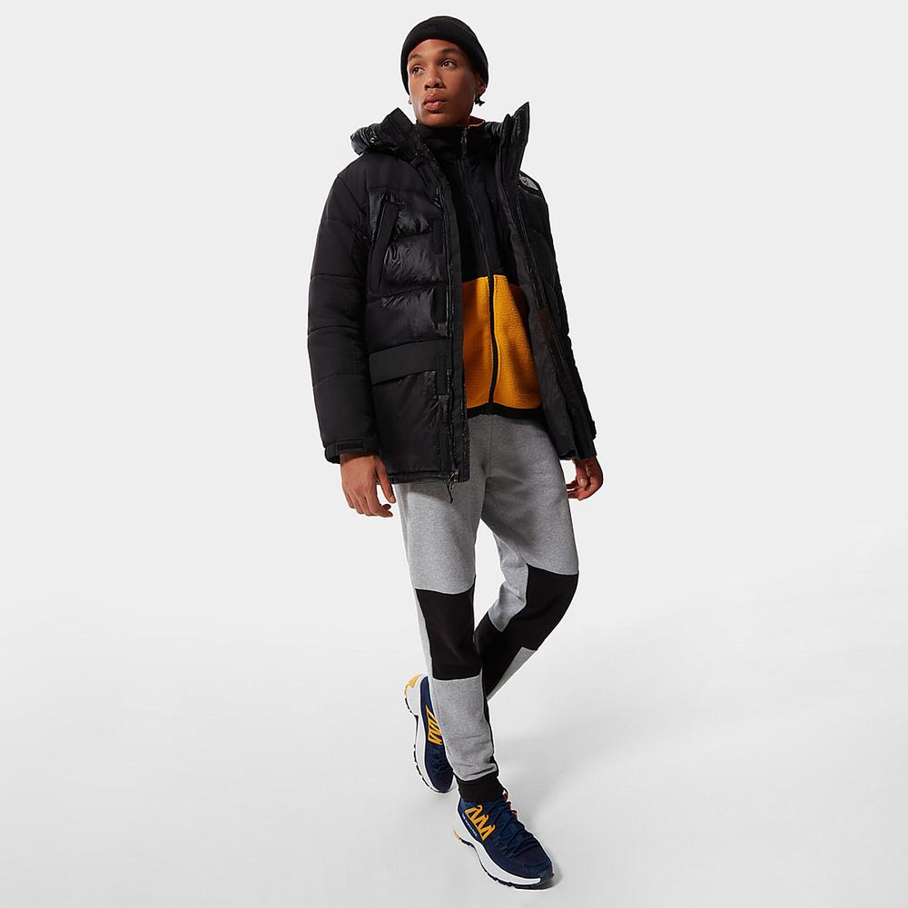 Parka The North Face Himalayan Insulated Panske Čierne | TQJ-021683