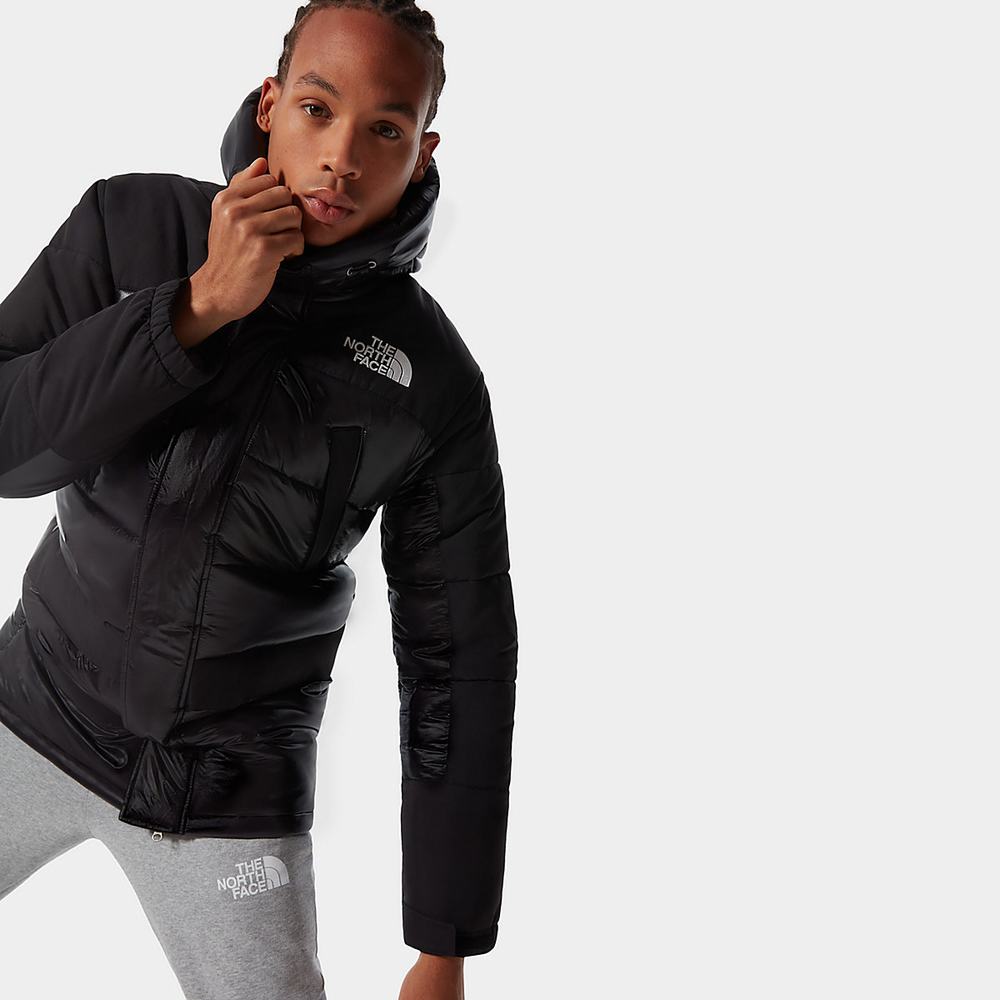Parka The North Face Himalayan Insulated Panske Čierne | TQJ-021683