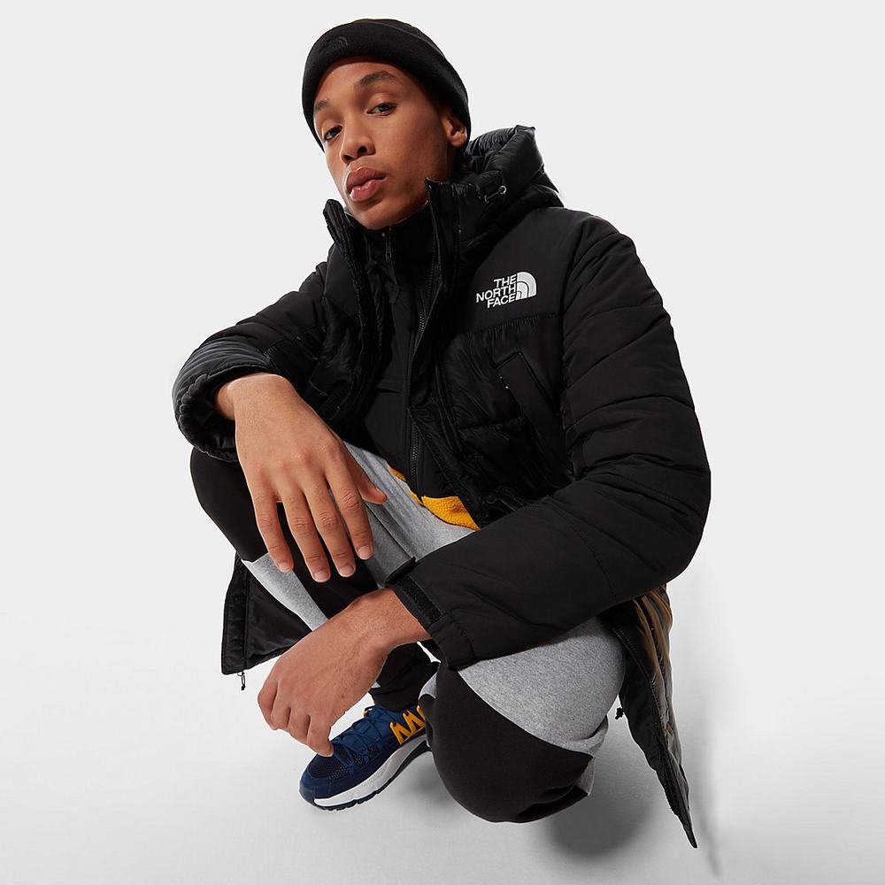 Parka The North Face Himalayan Insulated Panske Čierne | TQJ-021683