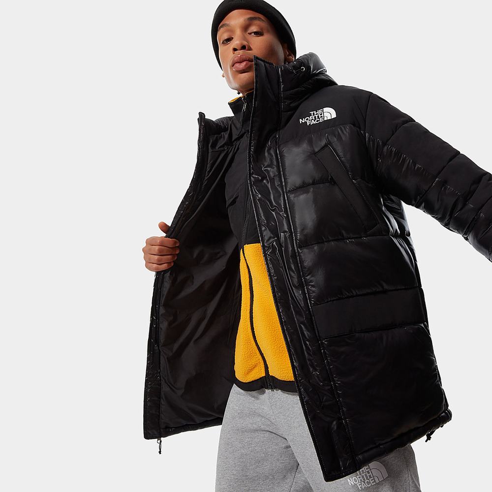 Parka The North Face Himalayan Insulated Panske Čierne | TQJ-021683
