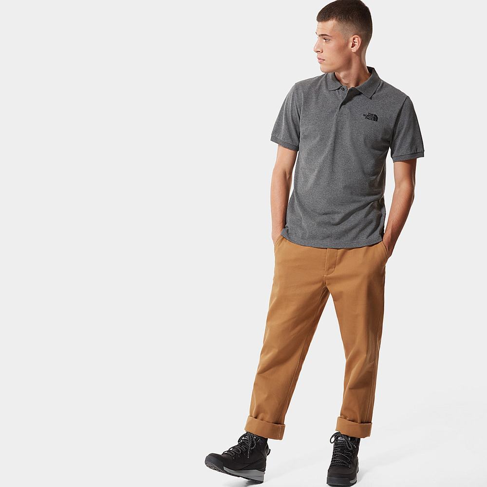 Polokosele The North Face Piquet Panske Siva Čierne | RIM-215879