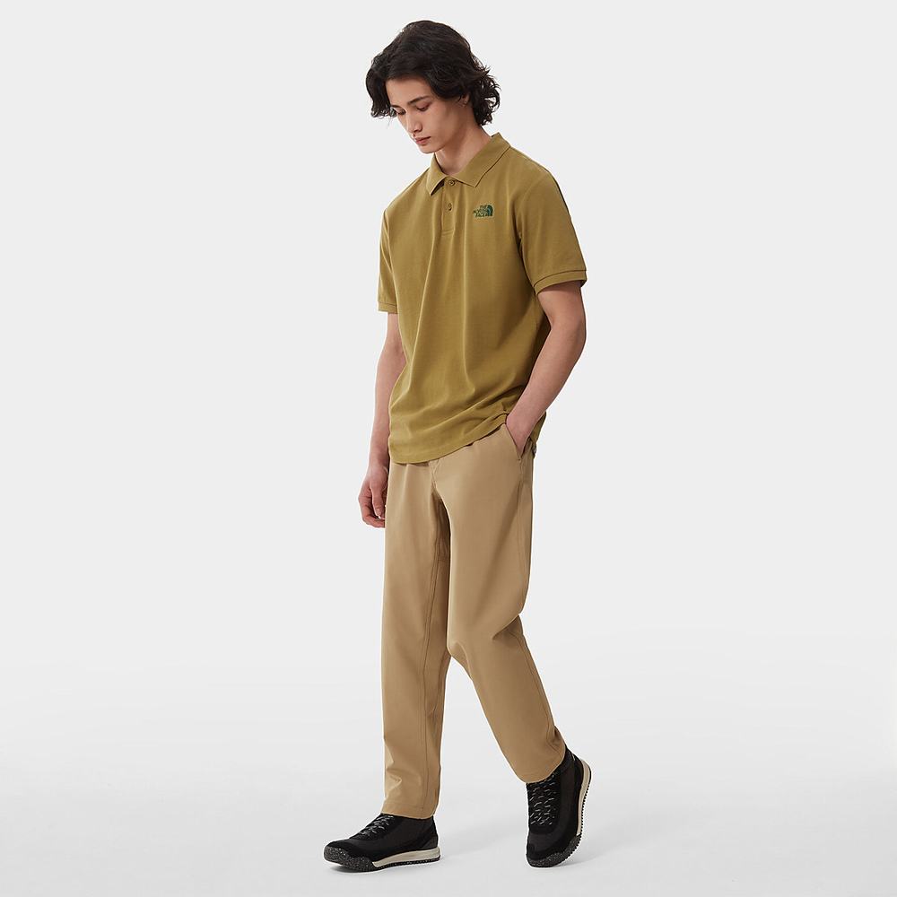 Polokosele The North Face Piquet Panske Zelene | TRO-492670