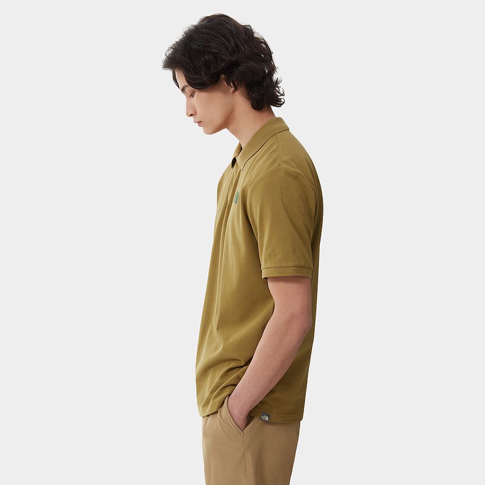 Polokosele The North Face Piquet Panske Zelene | TRO-492670