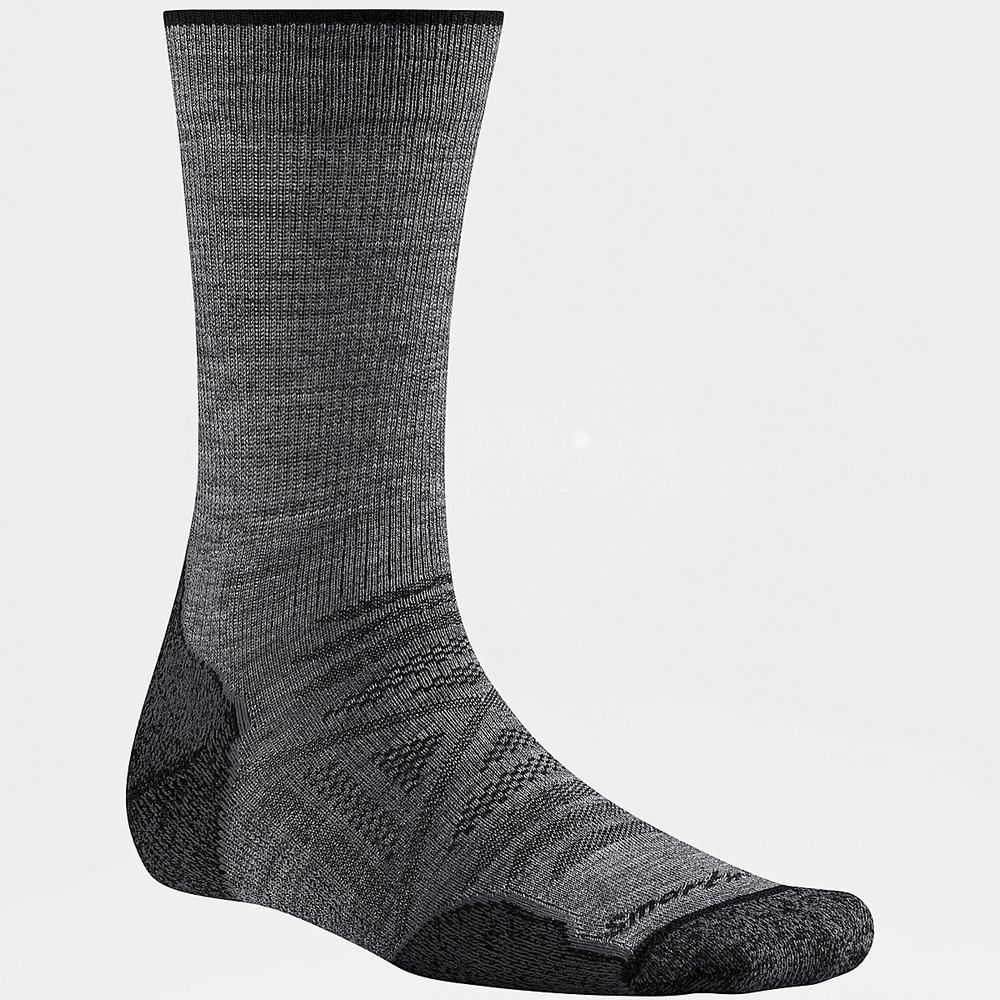 Ponozky The North Face Smartwool Outdoorove Light Crew Panske Siva | ZLR-530817
