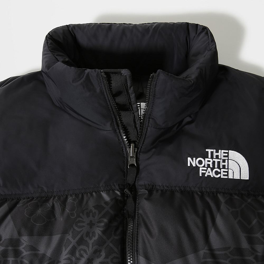 Páperová Bunda The North Face 1996 PRINTED RETRO NUPTSE Damske Čierne | FNG-875903