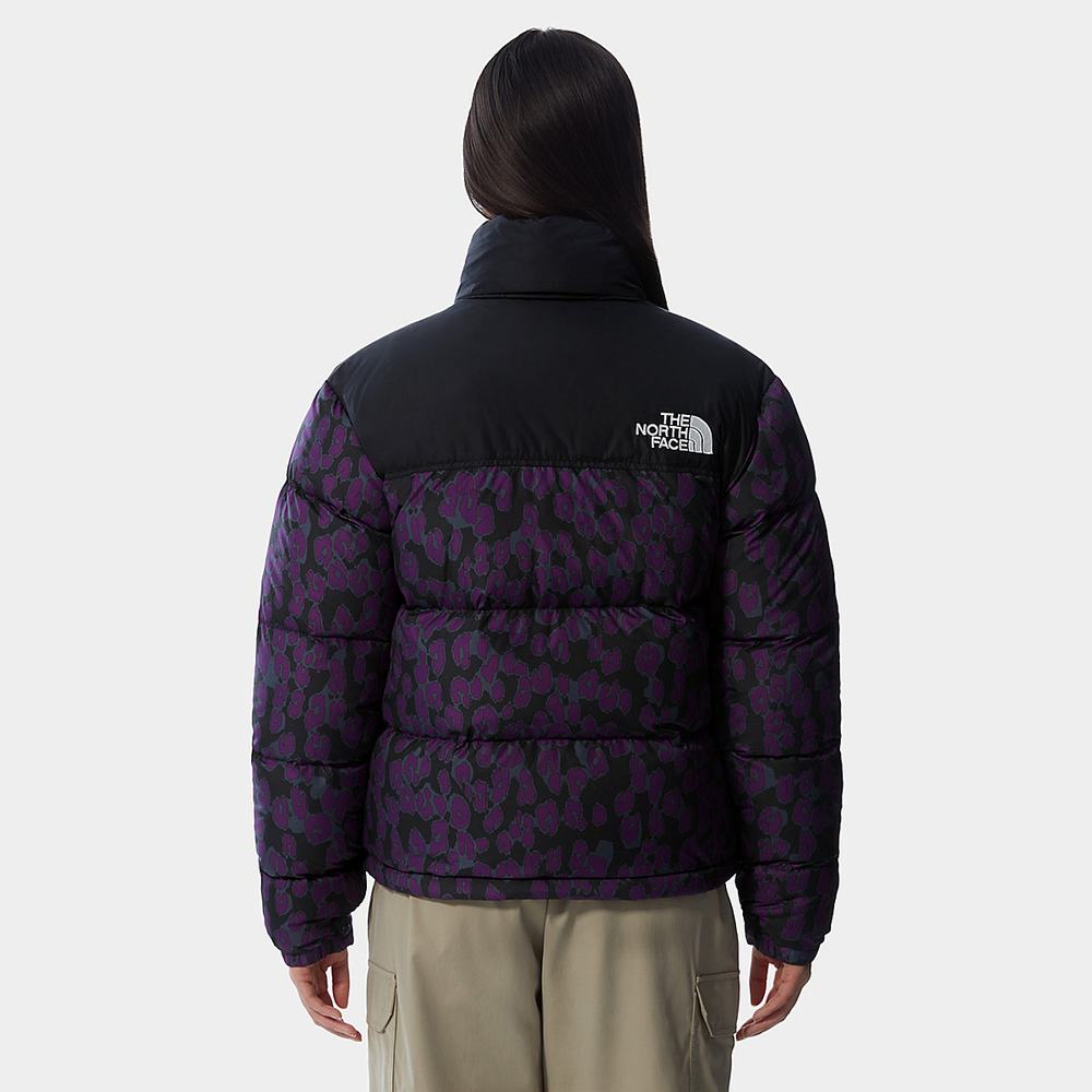 Páperová Bunda The North Face 1996 PRINTED RETRO NUPTSE Damske Nachový Leopardie | HZJ-157296