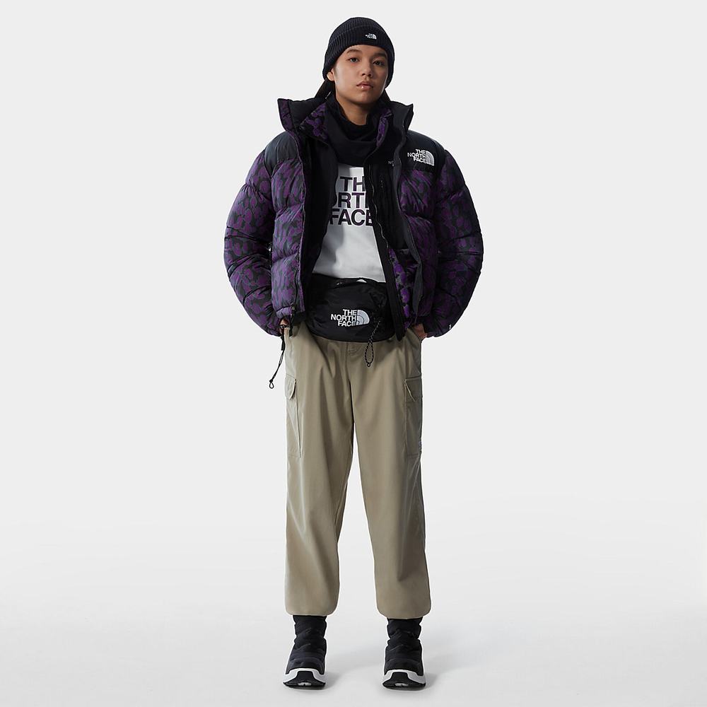 Páperová Bunda The North Face 1996 PRINTED RETRO NUPTSE Damske Nachový Leopardie | HZJ-157296