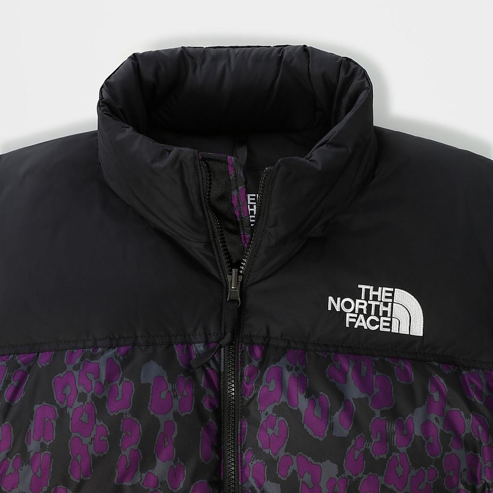 Páperová Bunda The North Face 1996 PRINTED RETRO NUPTSE Damske Nachový Leopardie | HZJ-157296