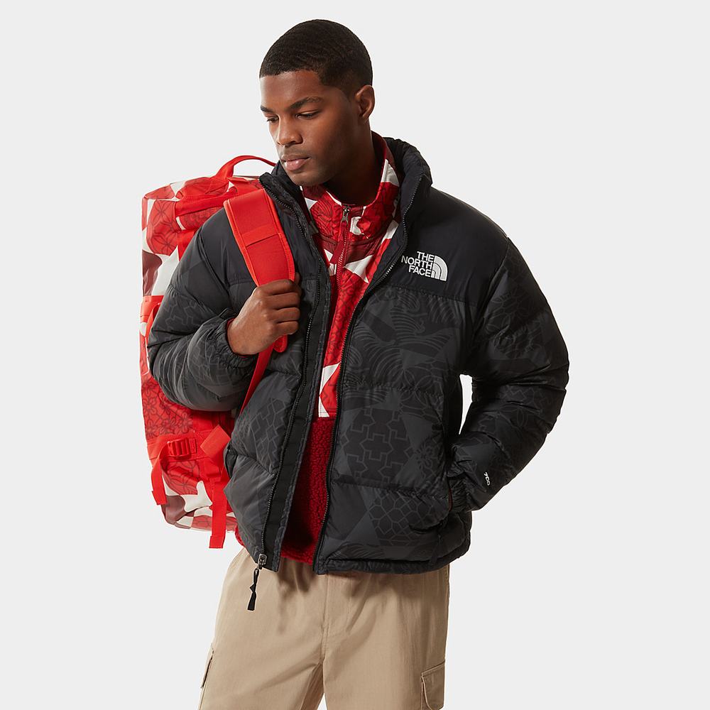 Páperová Bunda The North Face 1996 PRINTED RETRO NUPTSE Panske Čierne | URH-401396