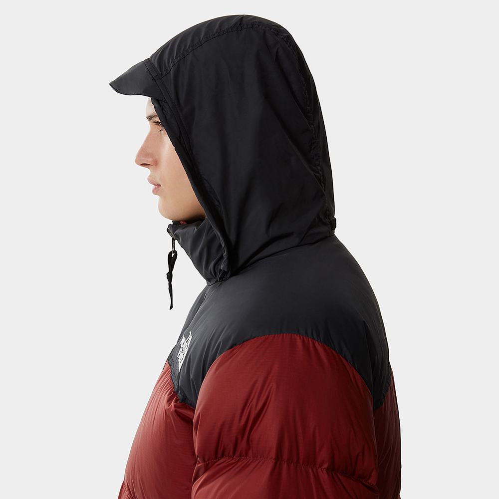 Páperová Bunda The North Face 1996 Retro Nuptse Packable Panske Tmavo Červené | BZT-605381