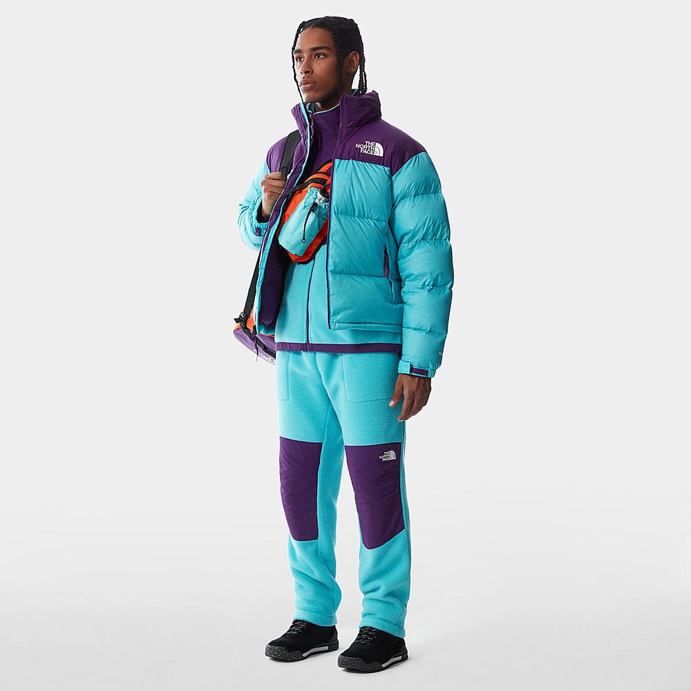 Páperová Bunda The North Face 1996 Retro Nuptse Packable Panske Modre Nachový | CHT-561920