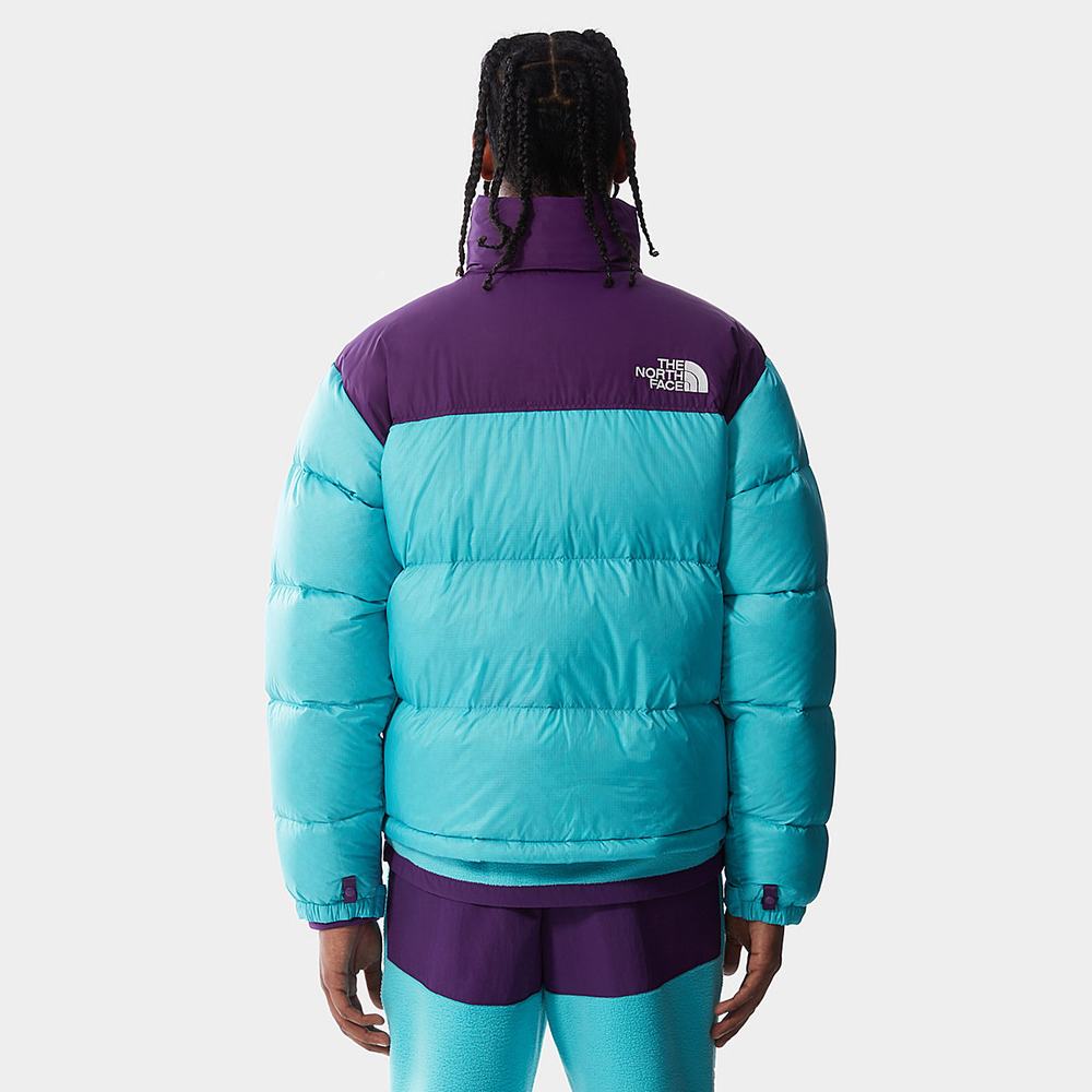 Páperová Bunda The North Face 1996 Retro Nuptse Packable Panske Modre Nachový | CHT-561920