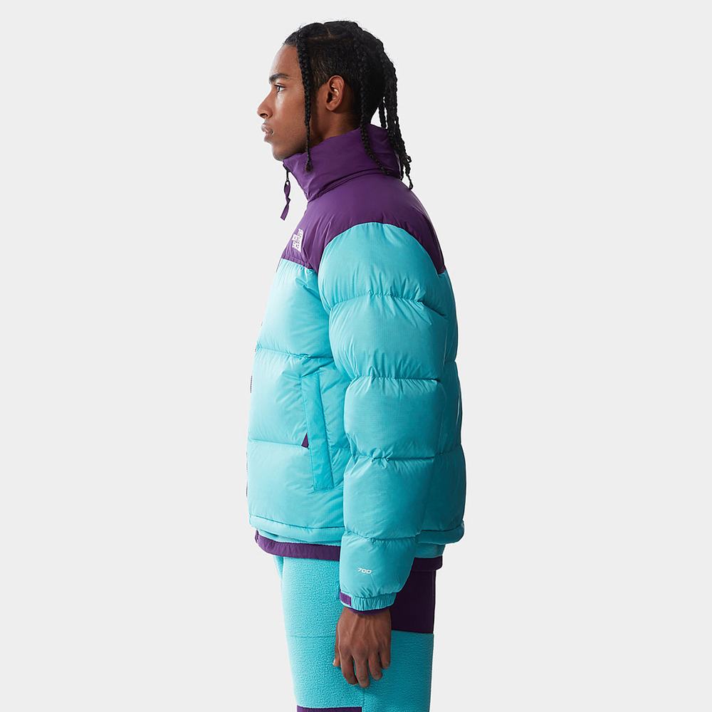 Páperová Bunda The North Face 1996 Retro Nuptse Packable Panske Modre Nachový | CHT-561920