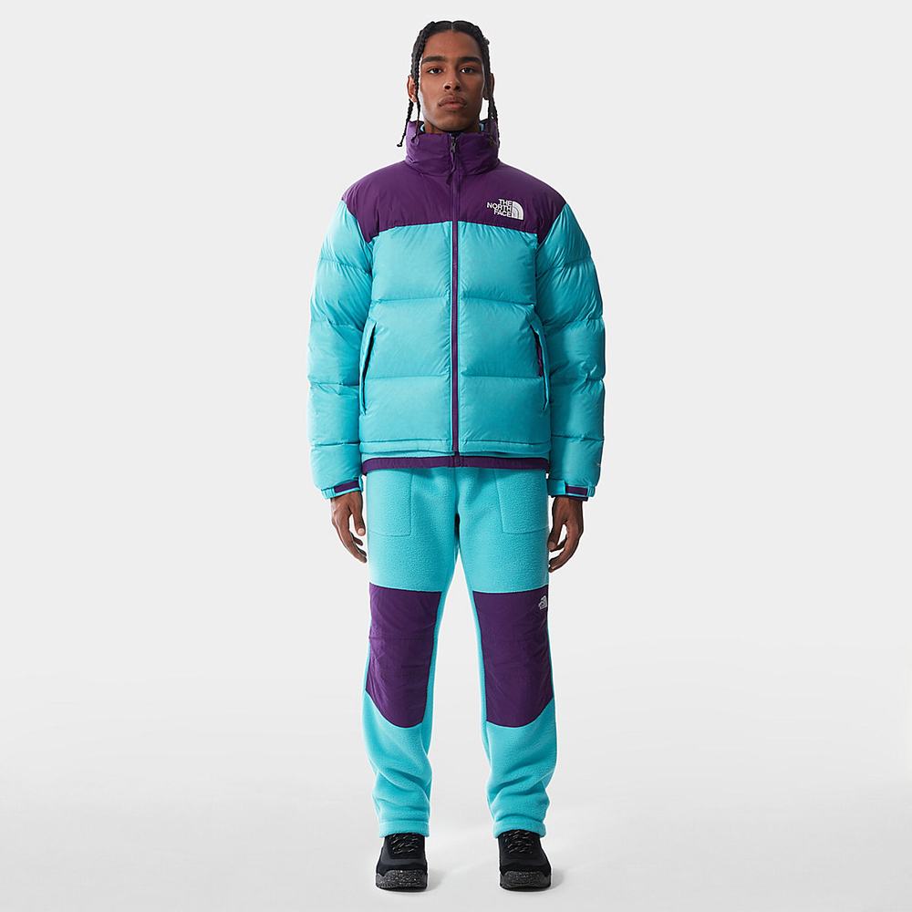Páperová Bunda The North Face 1996 Retro Nuptse Packable Panske Modre Nachový | CHT-561920