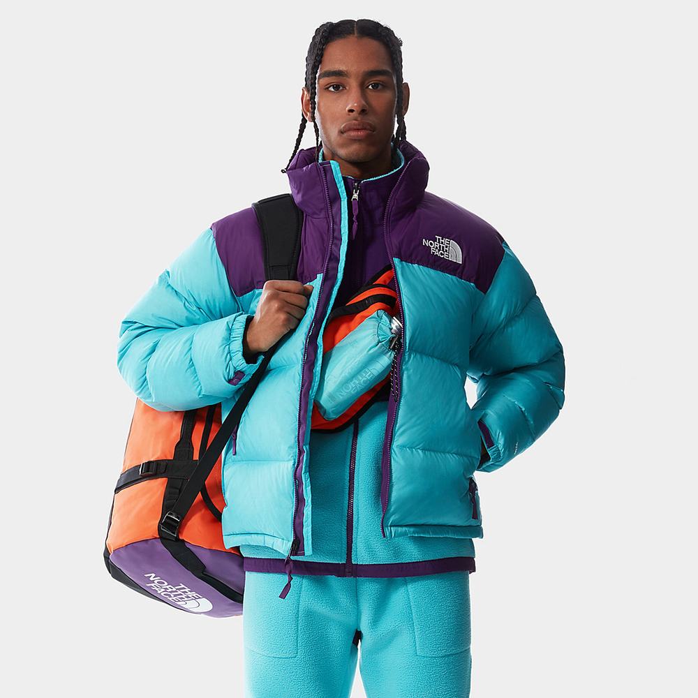 Páperová Bunda The North Face 1996 Retro Nuptse Packable Panske Modre Nachový | CHT-561920