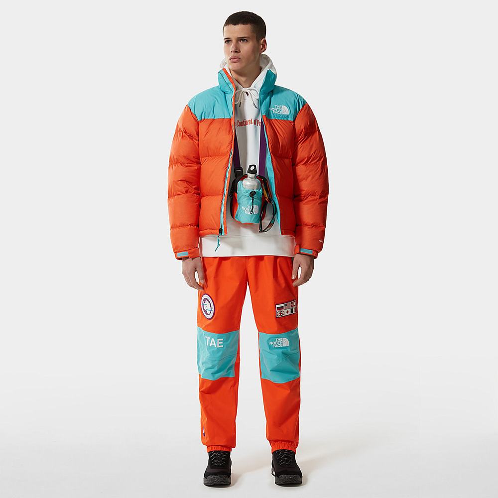 Páperová Bunda The North Face 1996 Retro Nuptse Packable Panske Červené Oranžové Modre | CJU-108725