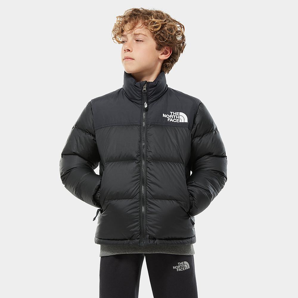Páperová Bunda The North Face 1996 Retro Nuptse Dievcenske Čierne | GMP-420613