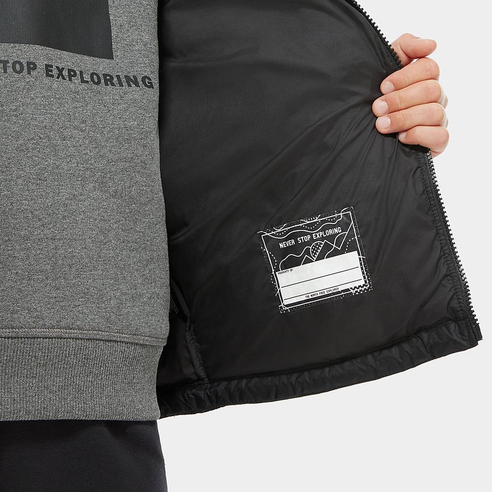 Páperová Bunda The North Face 1996 Retro Nuptse Dievcenske Čierne | GMP-420613