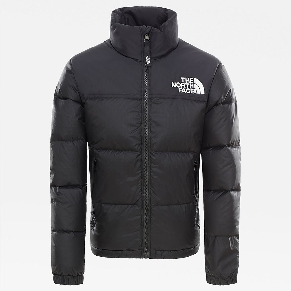 Páperová Bunda The North Face 1996 Retro Nuptse Dievcenske Čierne | GMP-420613
