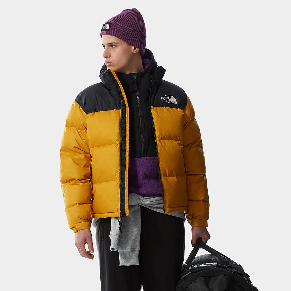 Páperová Bunda The North Face 1996 Retro Nuptse Packable Panske Žlté | HBN-071564