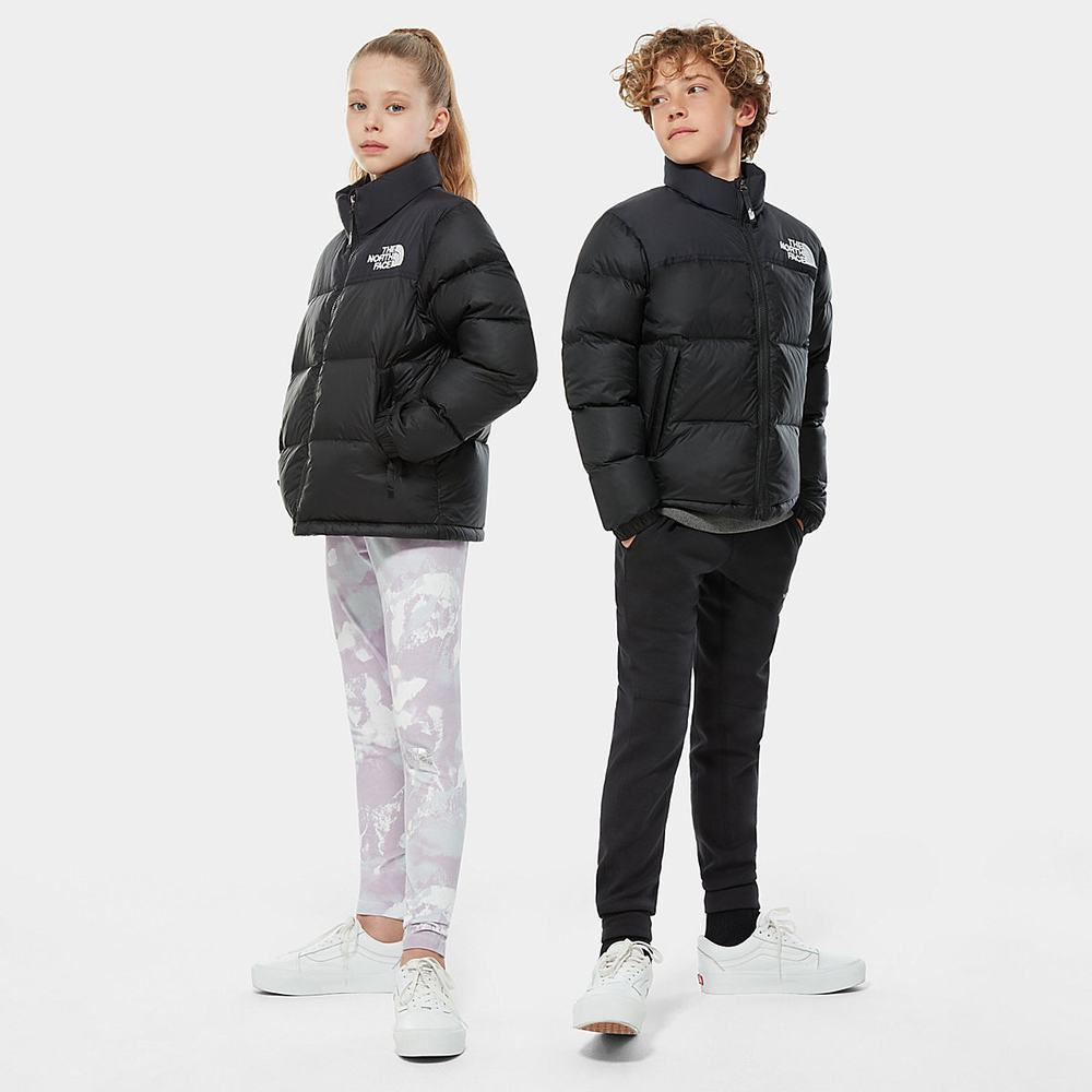 Páperová Bunda The North Face 1996 Retro Nuptse Chlapcenske Čierne | ITV-726039