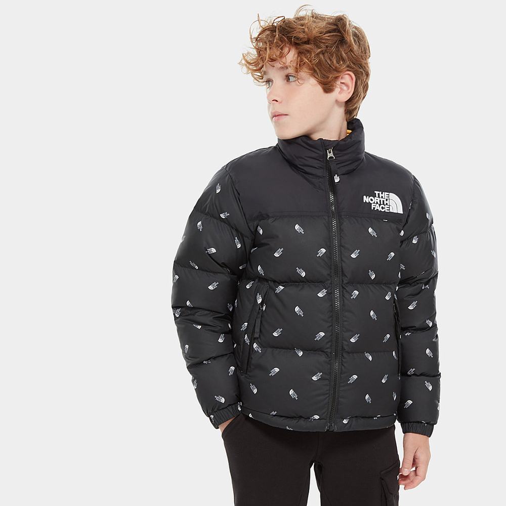 Páperová Bunda The North Face 1996 Retro Nuptse Chlapcenske Čierne | MDJ-836092