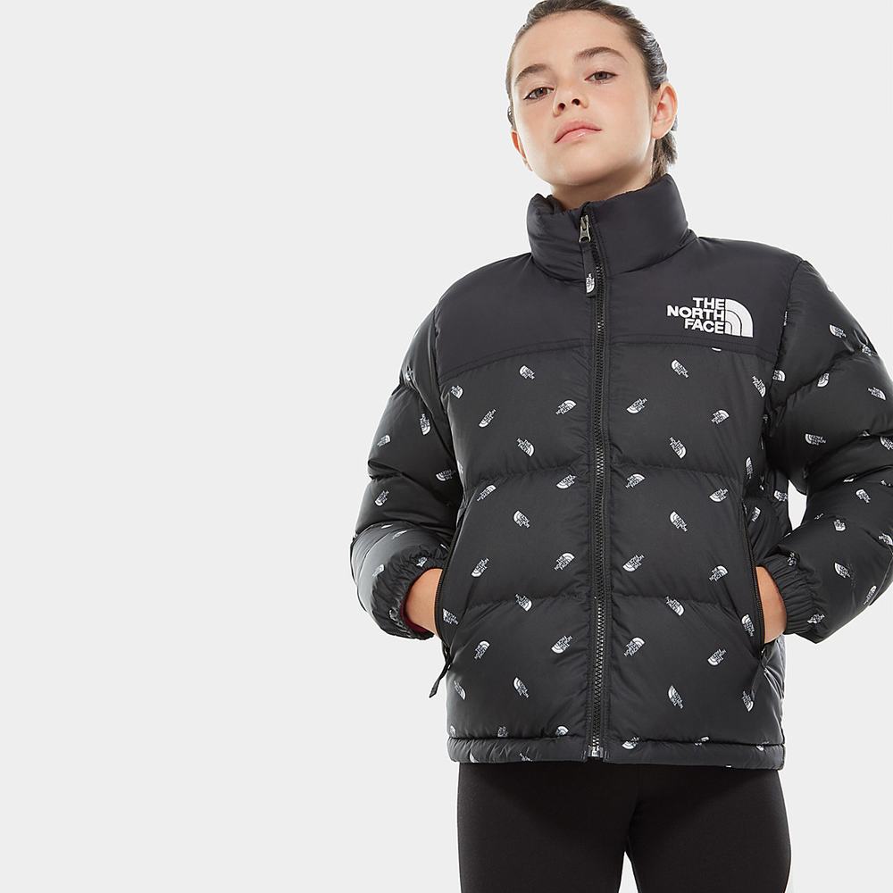 Páperová Bunda The North Face 1996 Retro Nuptse Chlapcenske Čierne | MDJ-836092