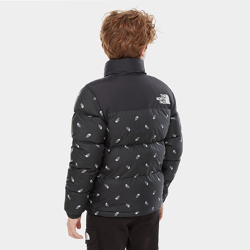 Páperová Bunda The North Face 1996 Retro Nuptse Chlapcenske Čierne | MDJ-836092