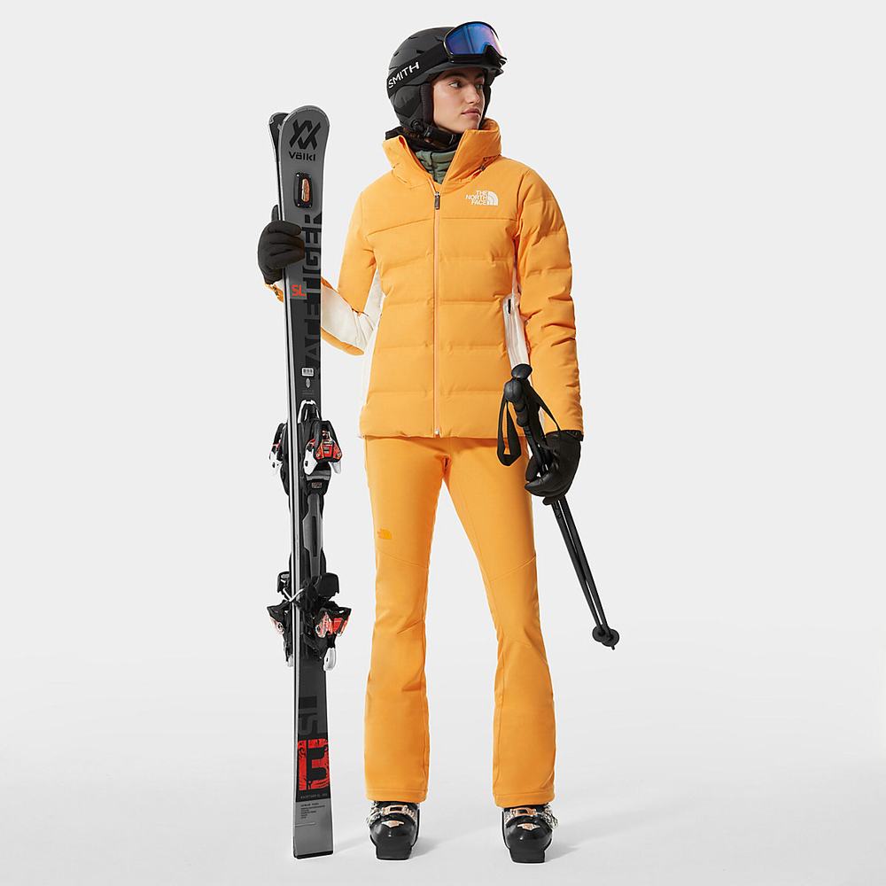 Páperová Bunda The North Face Amry Damske Oranžové Biele | KSN-538492