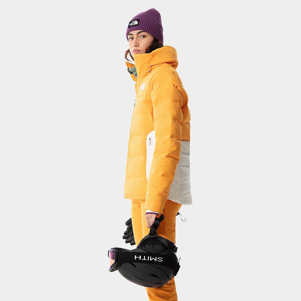 Páperová Bunda The North Face Amry Damske Oranžové Biele | KSN-538492