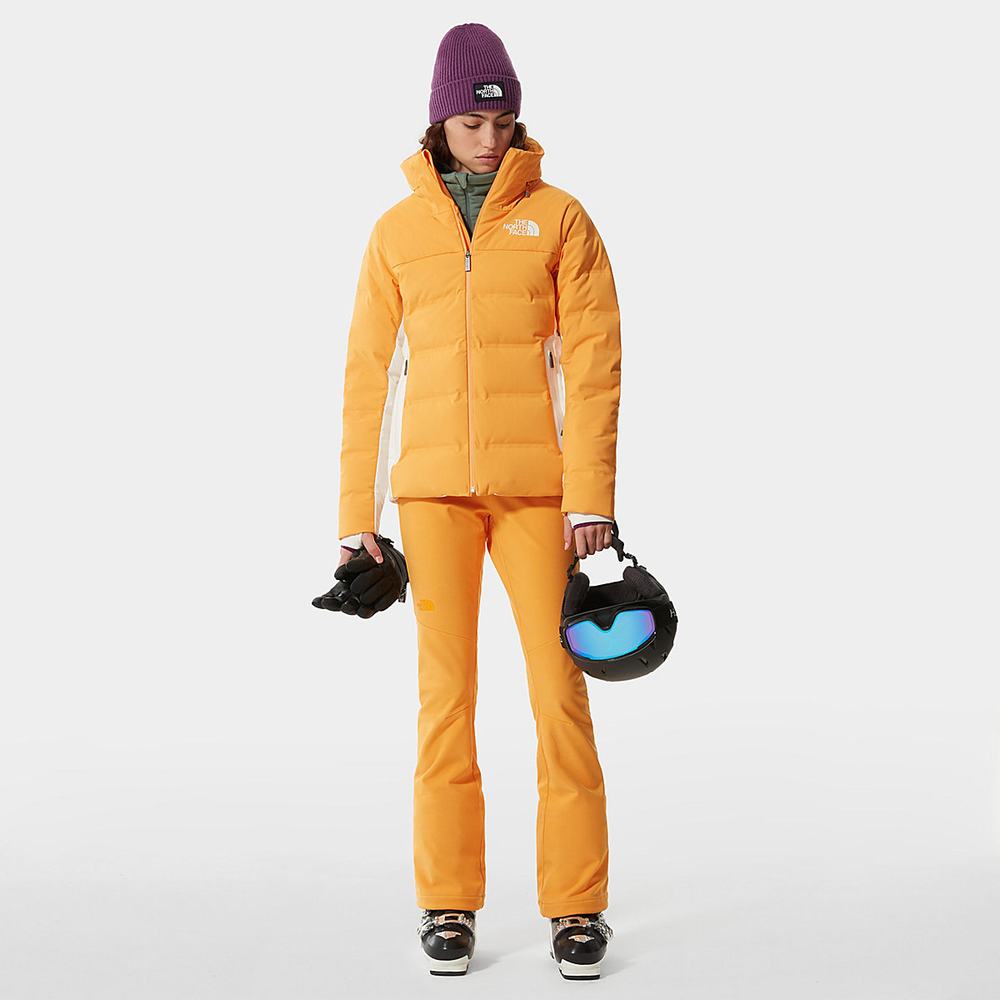 Páperová Bunda The North Face Amry Damske Oranžové Biele | KSN-538492
