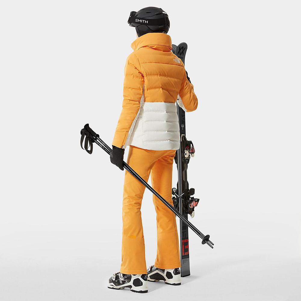 Páperová Bunda The North Face Amry Damske Oranžové Biele | KSN-538492