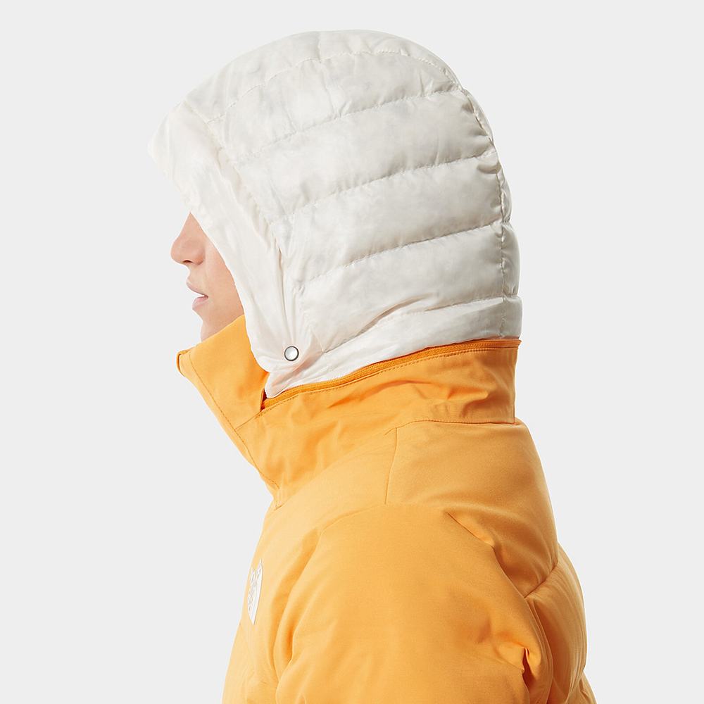 Páperová Bunda The North Face Amry Damske Oranžové Biele | KSN-538492