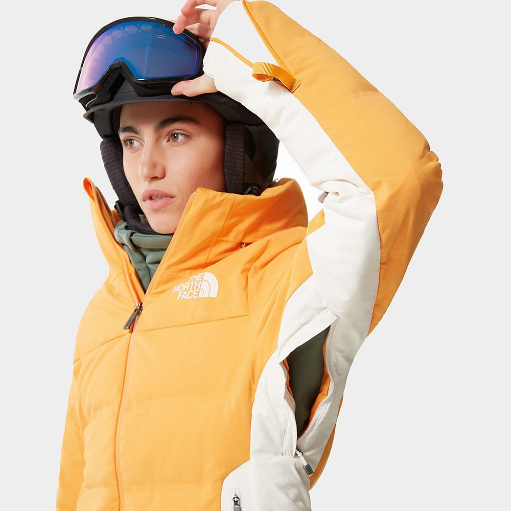 Páperová Bunda The North Face Amry Damske Oranžové Biele | KSN-538492