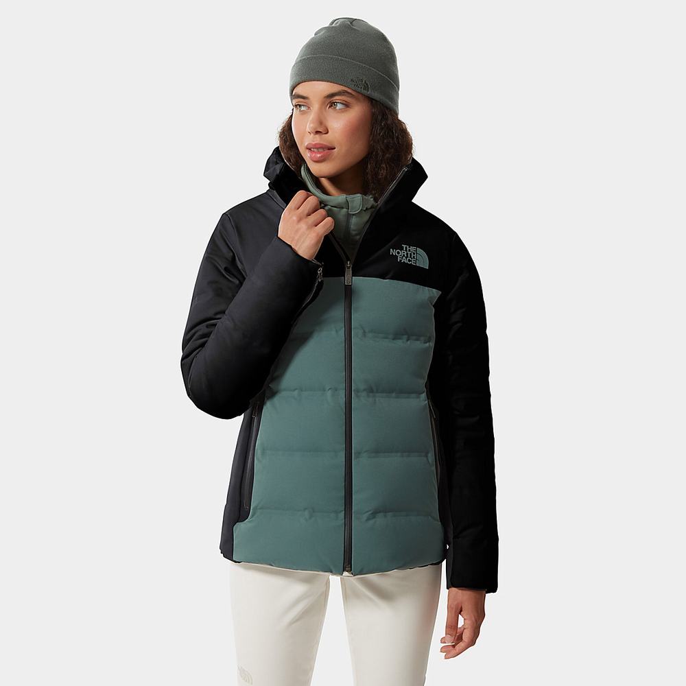 Páperová Bunda The North Face Amry Damske Čierne Zelene | WMO-382974