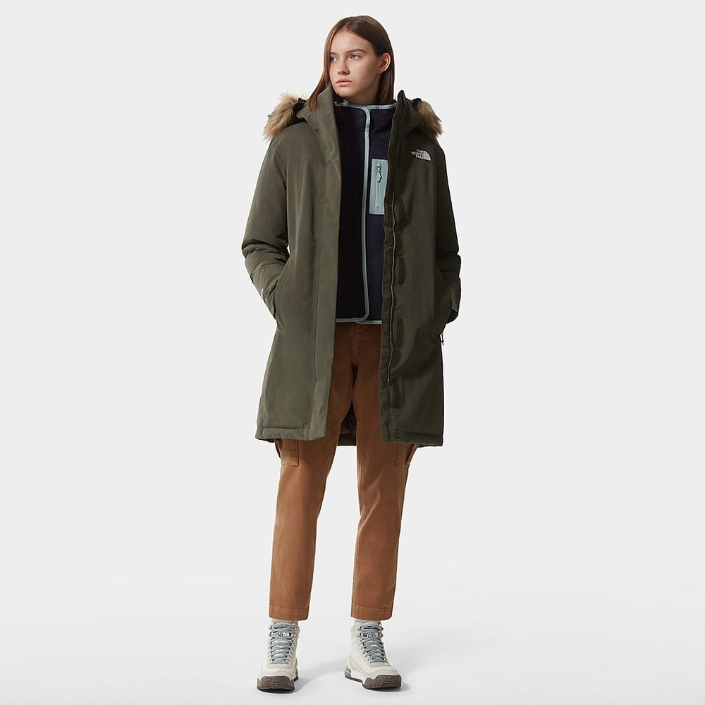 Páperová Bunda The North Face Arctic Damske Zelene | GTV-150326