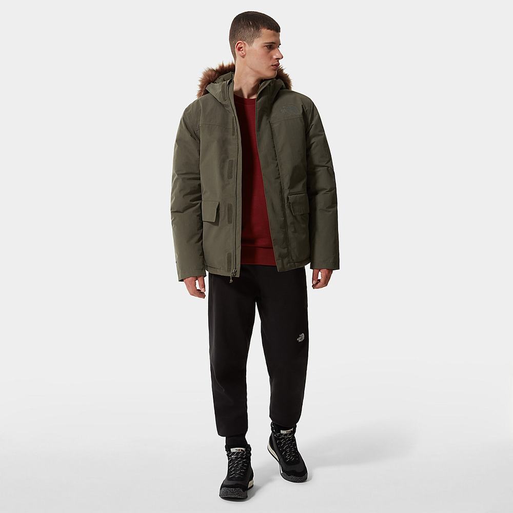 Páperová Bunda The North Face Arctic Panske Zelene | OCN-014753