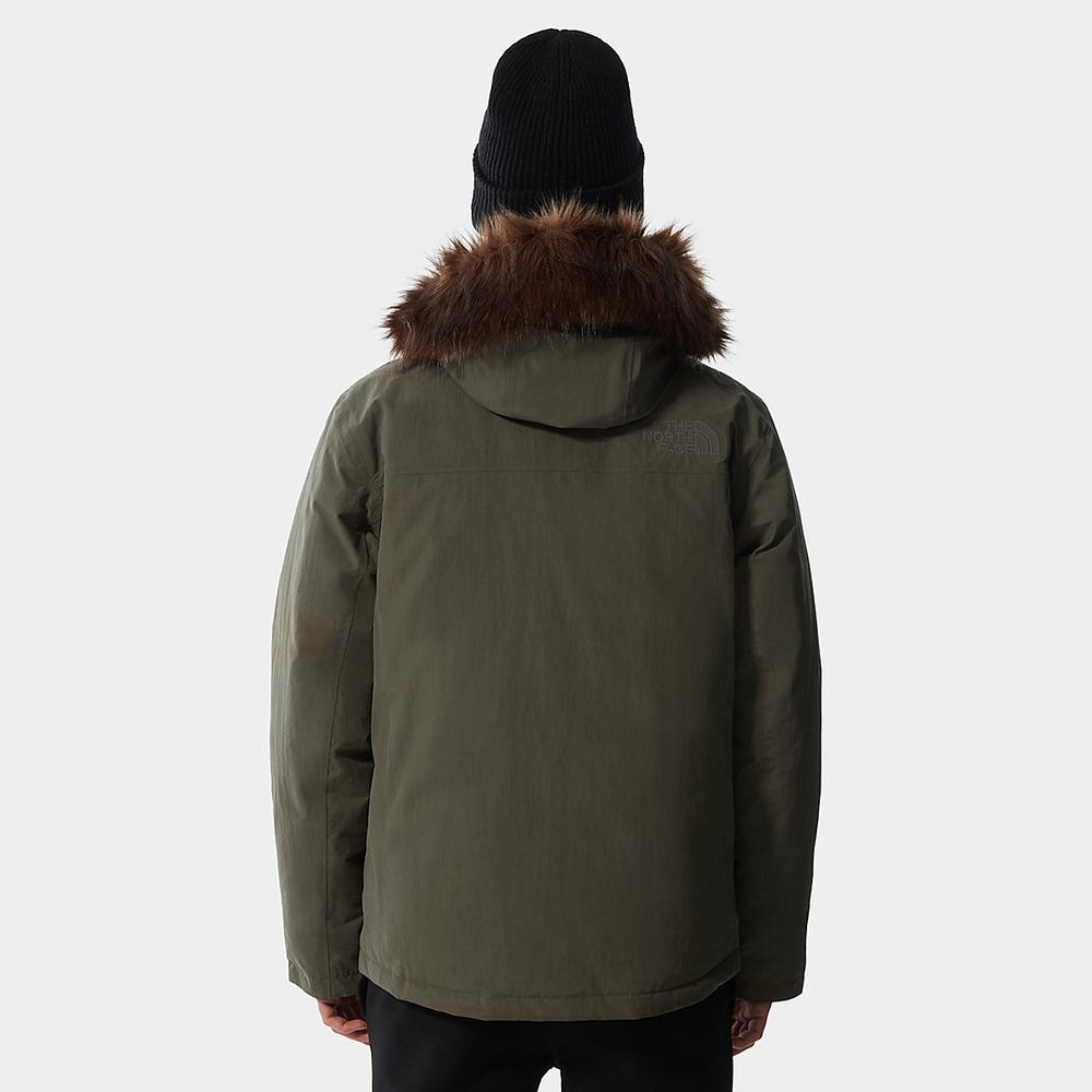 Páperová Bunda The North Face Arctic Panske Zelene | OCN-014753