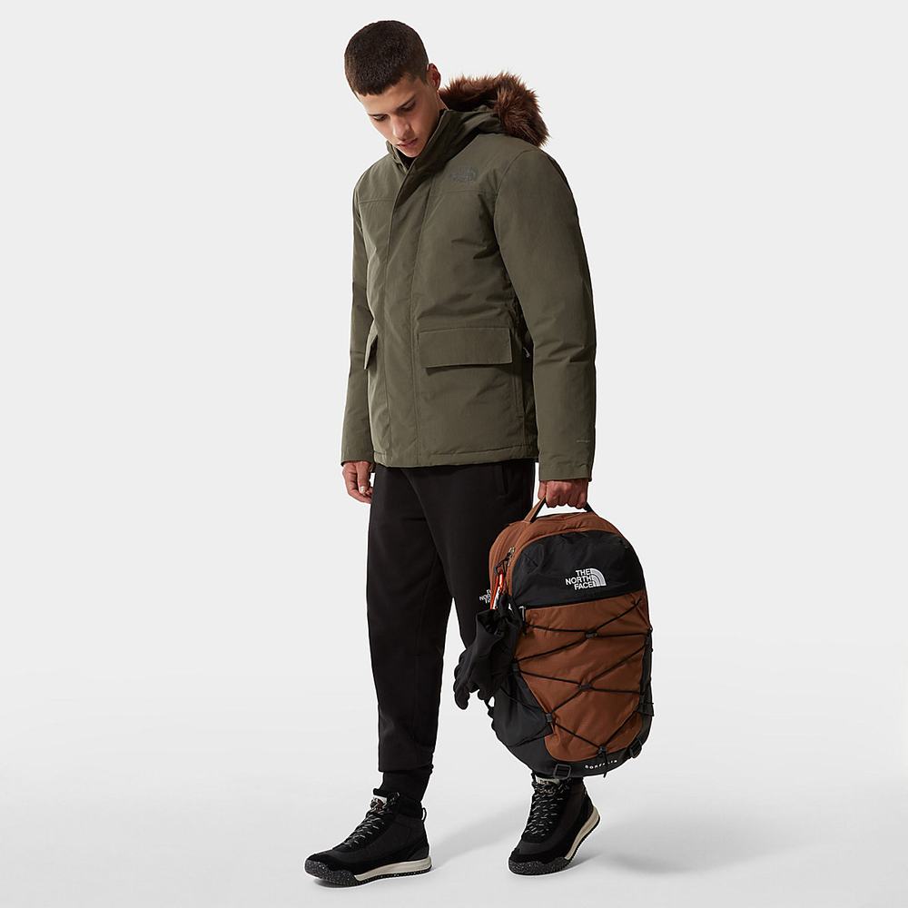 Páperová Bunda The North Face Arctic Panske Zelene | OCN-014753