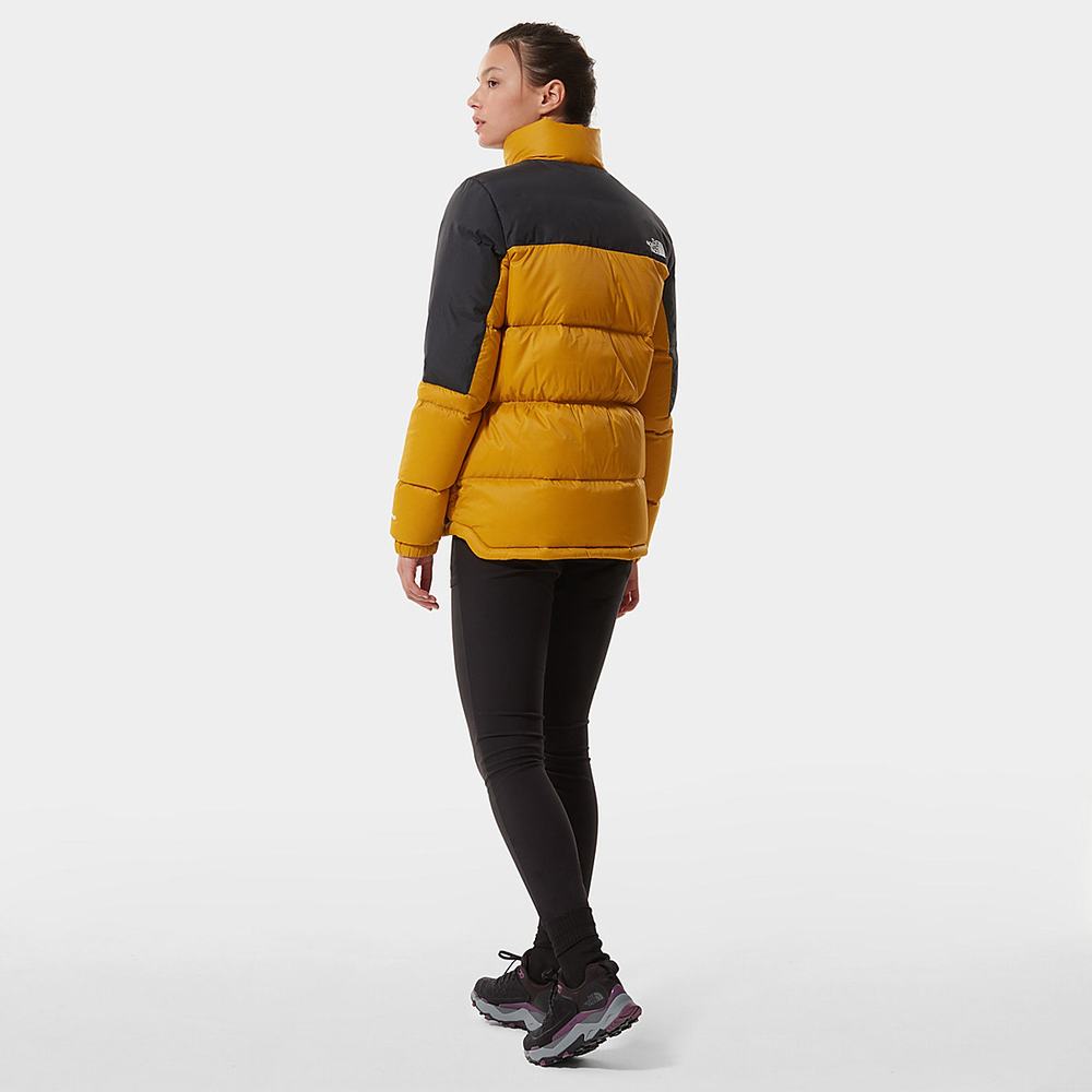 Páperová Bunda The North Face Diablo Damske Žlté Čierne | KRI-305719