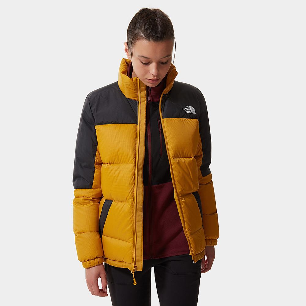 Páperová Bunda The North Face Diablo Damske Žlté Čierne | KRI-305719