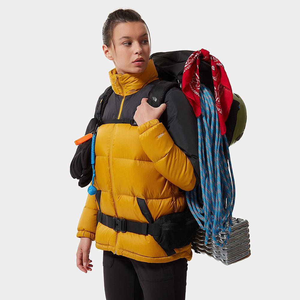 Páperová Bunda The North Face Diablo Damske Žlté Čierne | KRI-305719