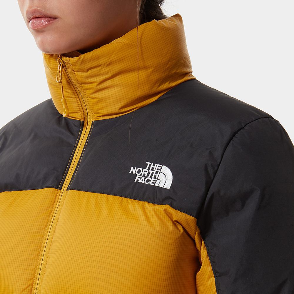 Páperová Bunda The North Face Diablo Damske Žlté Čierne | KRI-305719