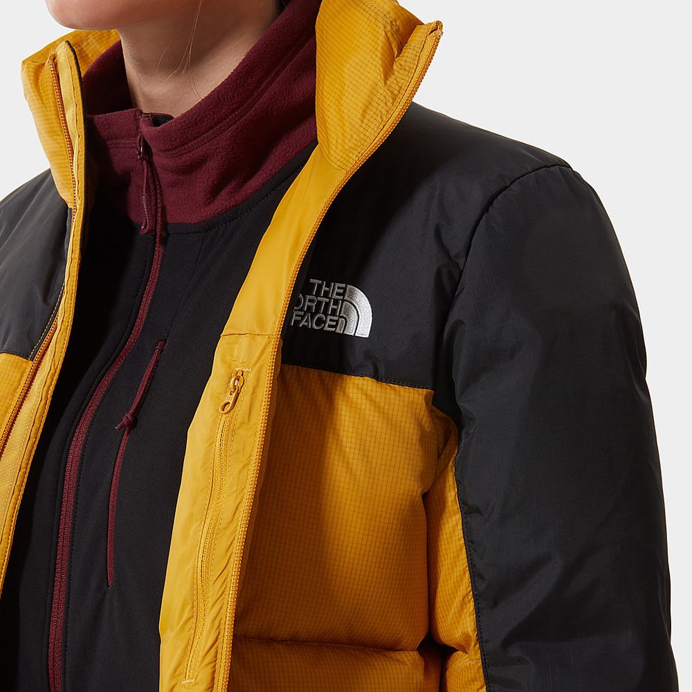Páperová Bunda The North Face Diablo Damske Žlté Čierne | KRI-305719