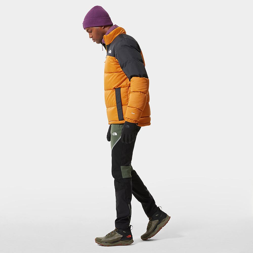 Páperová Bunda The North Face Diablo Panske Žlté Čierne | MYW-514287