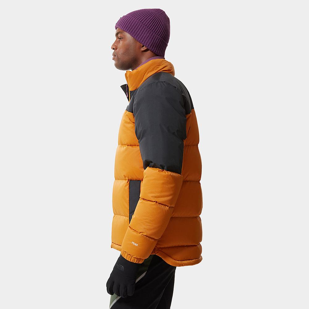 Páperová Bunda The North Face Diablo Panske Žlté Čierne | MYW-514287
