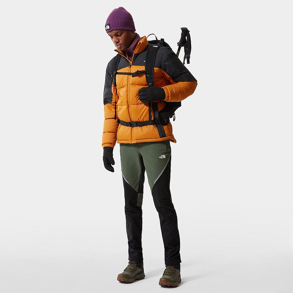 Páperová Bunda The North Face Diablo Panske Žlté Čierne | MYW-514287