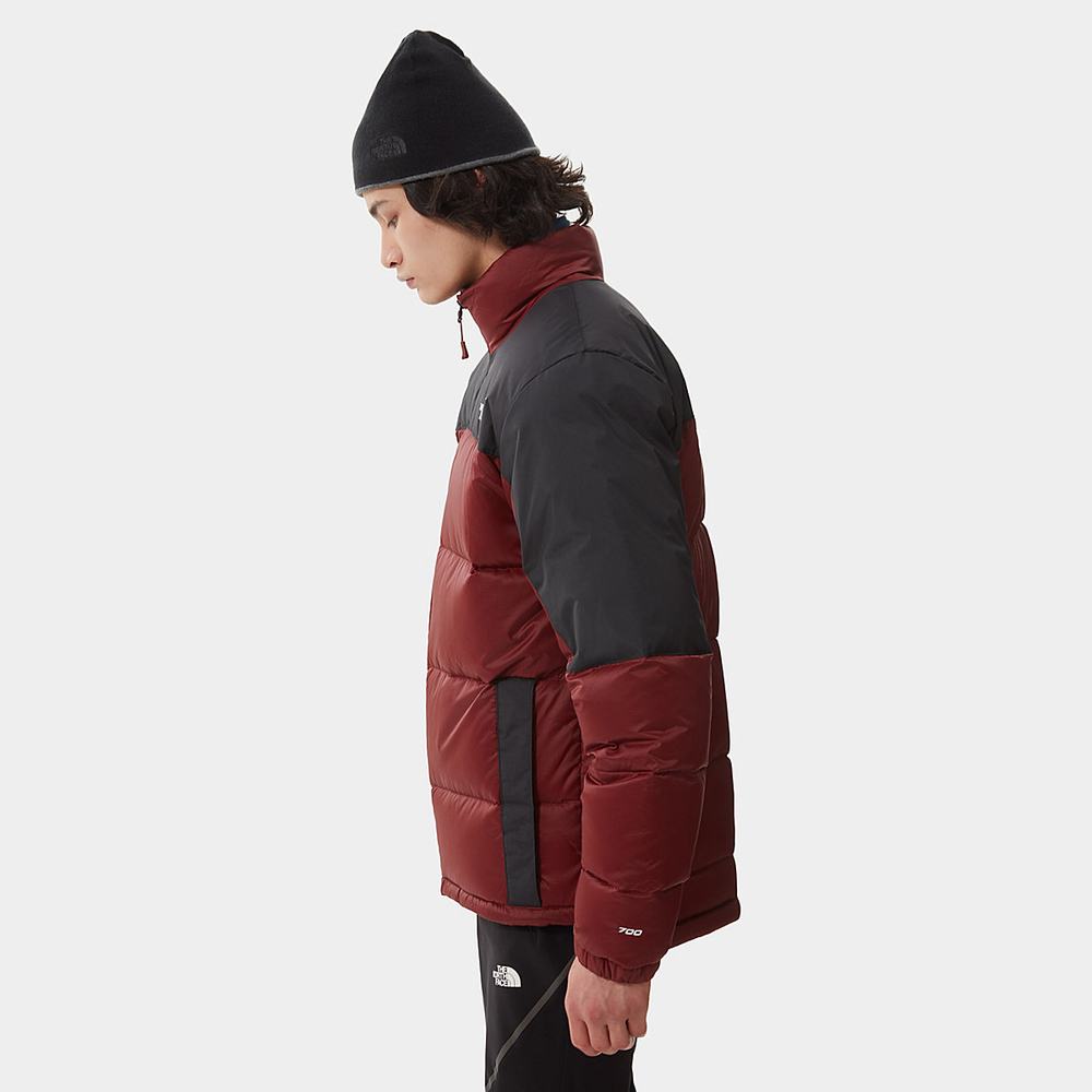 Páperová Bunda The North Face Diablo Panske Tmavo Červené Čierne | NVI-572304