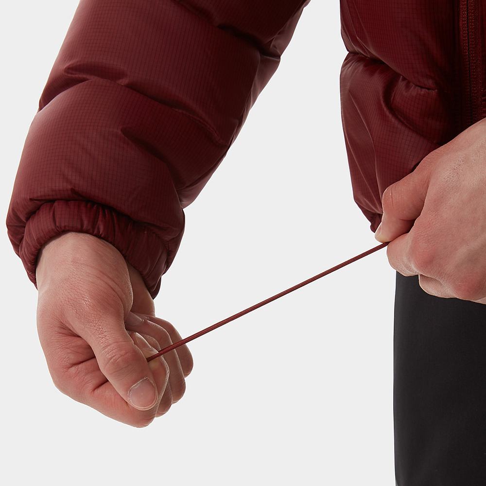 Páperová Bunda The North Face Diablo Panske Tmavo Červené Čierne | NVI-572304