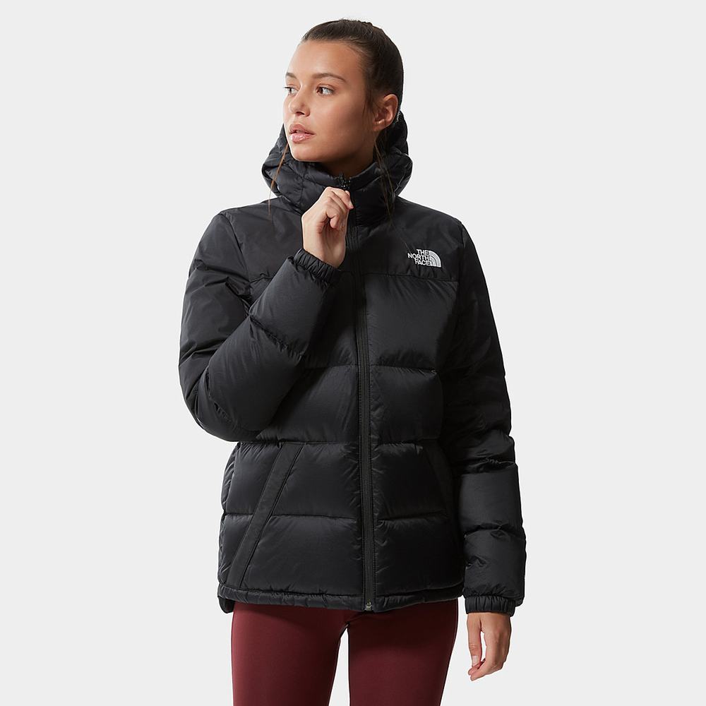 Páperová Bunda The North Face Diablo S Kapucňou Damske Čierne | CYQ-427583